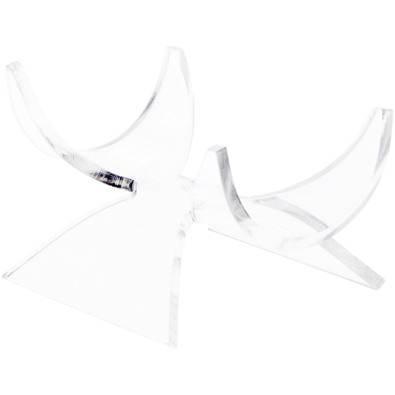 Plymor Clear Acrylic Fossil, Mineral or Crystal Display Holder Stand, 1.75" H x 2.875" W x 2.375" D